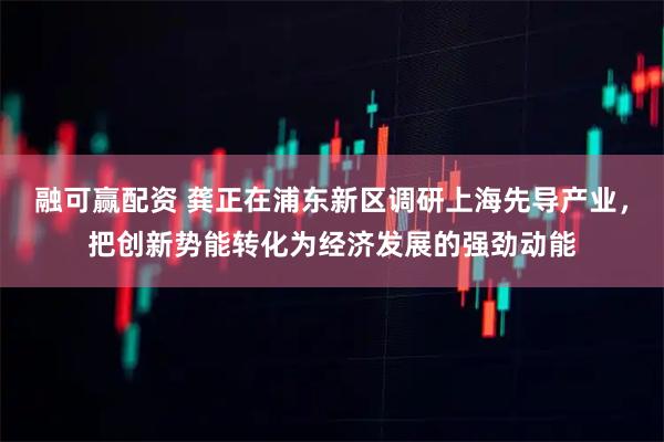 融可赢配资 龚正在浦东新区调研上海先导产业，把创新势能转化为经济发展的强劲动能