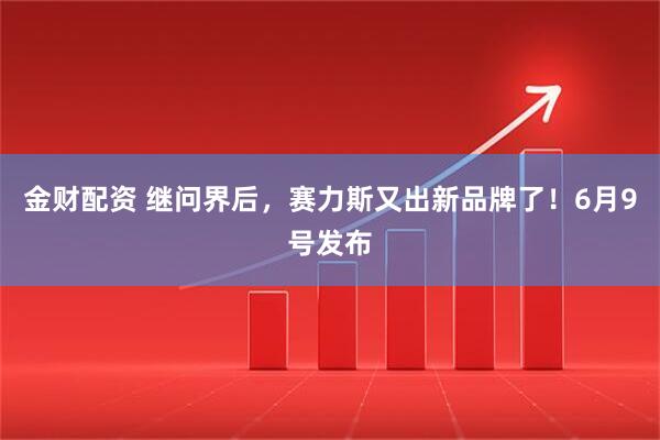 金财配资 继问界后，赛力斯又出新品牌了！6月9号发布